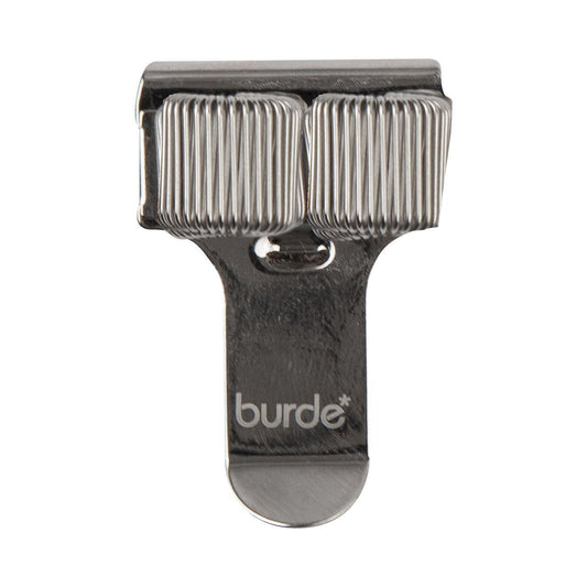 Pennhållare Burde för 2 st pennor för fastsättning i ficka mm, Silver