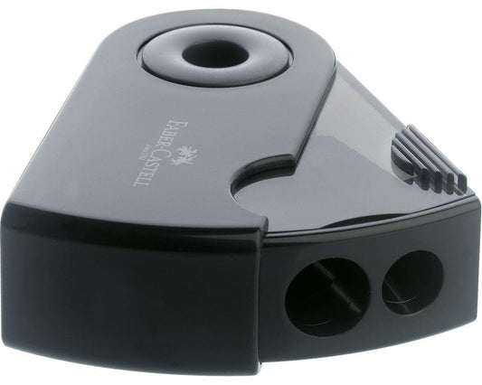 Pennvässare Faber-Castell Sleeve twin sharpening box dubbel Svart