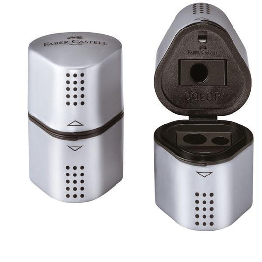 Pennvässare / Pennformerare Faber-Castell Grip Trio Silver