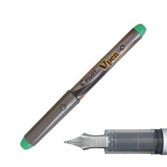 Pilot V-pen Silver Reservoarpenna (engångspenna) Grön (M) 1/fp