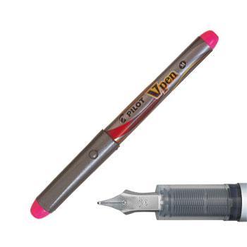 Pilot V-pen Silver Reservoarpenna (engångspenna) Rosa (M) 1/fp