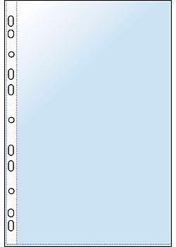 Plastfickor / Plastficka Esselte (56121), A5, 0,075mm, präglad 10/fp