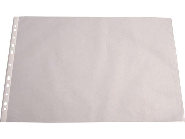 Plastfickor / Plastficka Esselte Premium, A3L (liggande), 0,075mm, präglad 50/fp