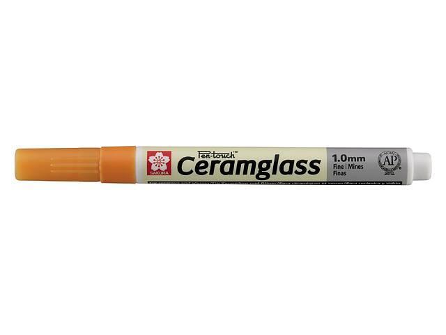 Porslinsmålningspenna Sakura Pen-Touch Ceramglass F 1,0 Orange