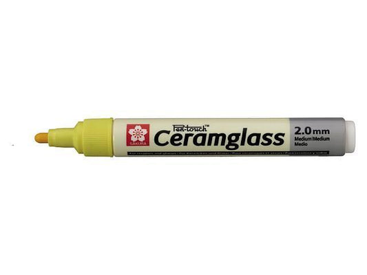 Porslinsmålningspenna Sakura Pen-Touch Ceramglass M 2,0 Gul