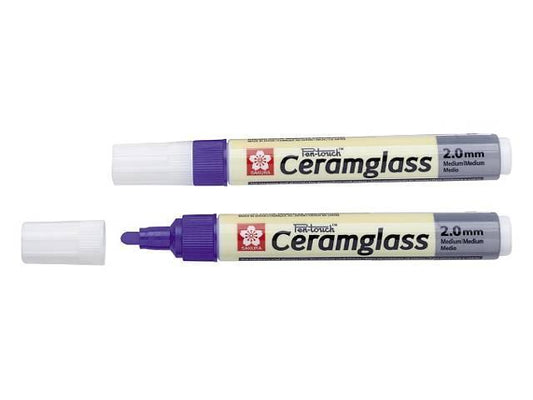 Porslinsmålningspenna Sakura Pen-Touch Ceramglass M 2,0 Lila