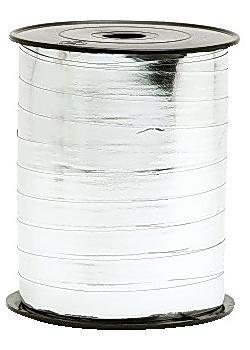 Presentband, metallicband, 10mm x 250m, Silver (metallic)