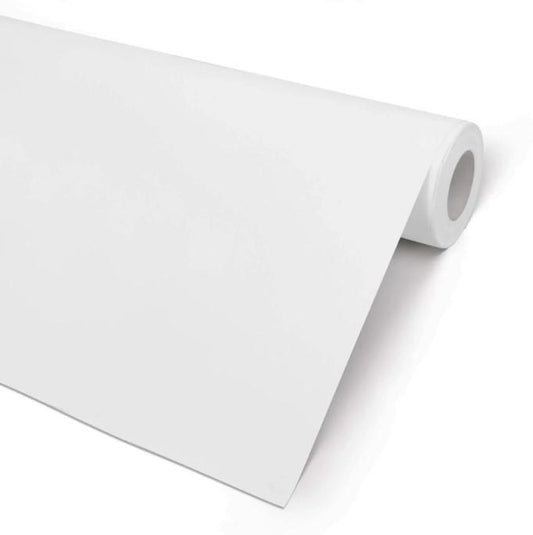 Presentpapper 57cm x 154m, 80g, Vit Otryckt, 7 kg, 154 m/rulle