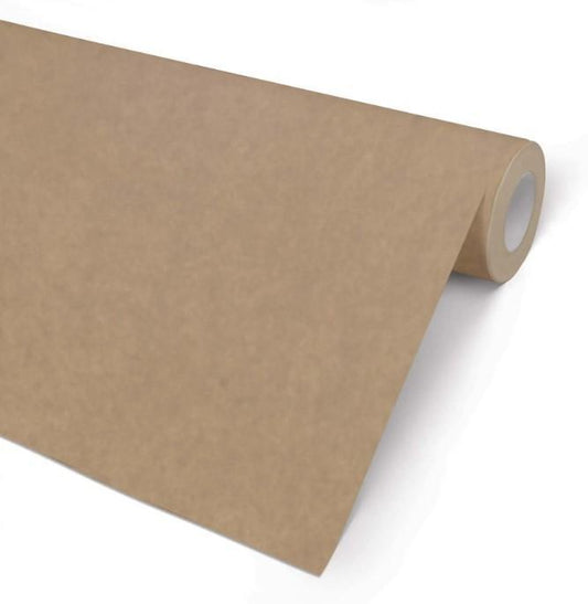 Presentpapper/Kraftpapper 57cm x 154m, 80g, Brun Kraft Otryckt, 7 kg, 154 m/rulle