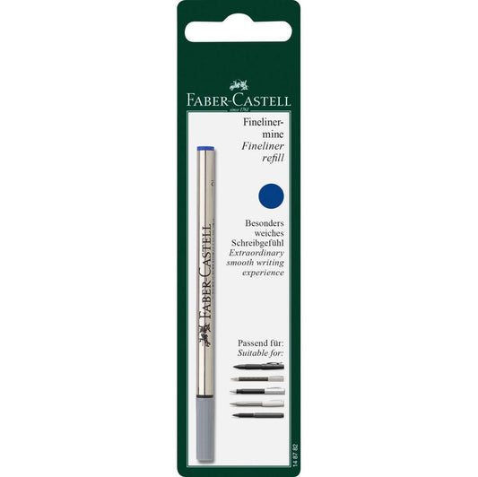 REFILL Patron Faber-Castell Fineliner rollerball pen refill, Blå