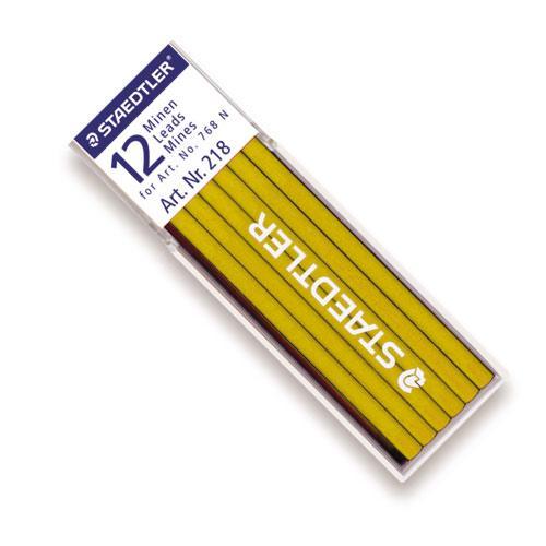 REFILL Stift Lumocolor non-permanent omnichrom 218-1 Gul, 12 stift/etui