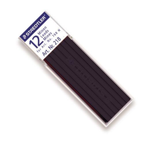 REFILL Stift Lumocolor non-permanent omnichrom 218-9 Svart, 12 stift/etui