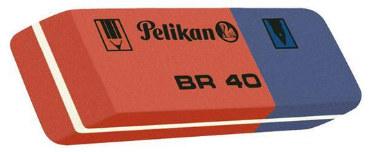 Radergummi Pelikan BR 40 Blått/Vitt/Rött 40/fp