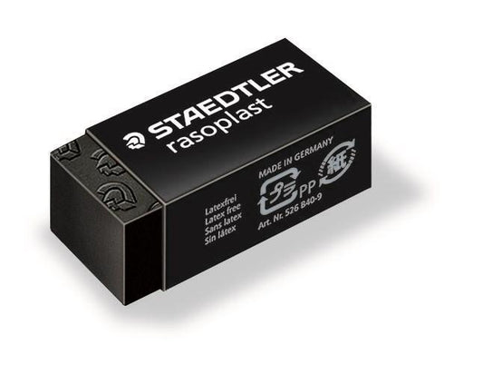 Radergummi Staedtler Rasoplast  33x16x13mm Svart