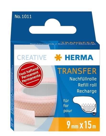 Reservrulle/Refill Herma 1011 till HERMAfix transfer Permanent, 9mm x 15m