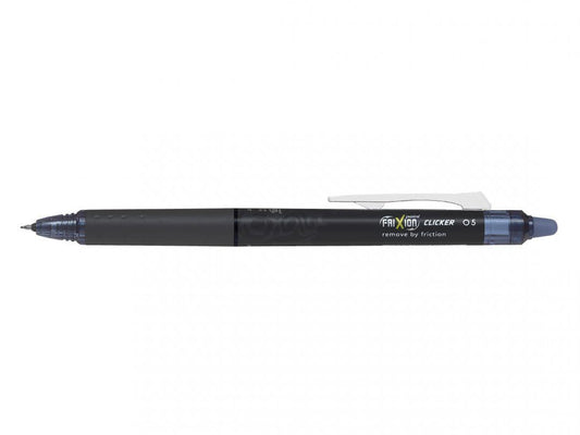 Rollerballpenna Pilot Frixion POINT Clicker BLRT-FRP5, 0,5mm (Synergy Tip), raderbart bläck, Svart