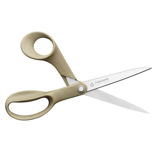 Sax Fiskars Recycled universalsax, 21cm Höger (tillverkad i återvunnet material)