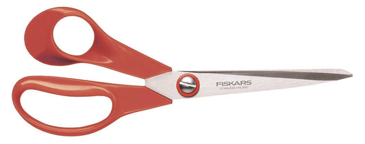 Sax Fiskars universalsax Classic Vänstarhandssax, 21cm vänster (röd), för vänsterhänta