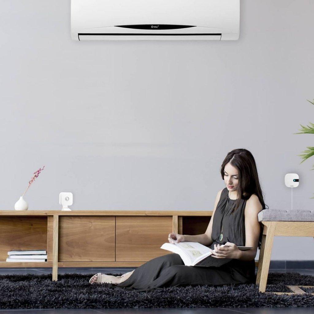 Sensibo Air styrenhet + Room Sensor - gör din AC/luftvärmepump smart (smart termostat), WiFi