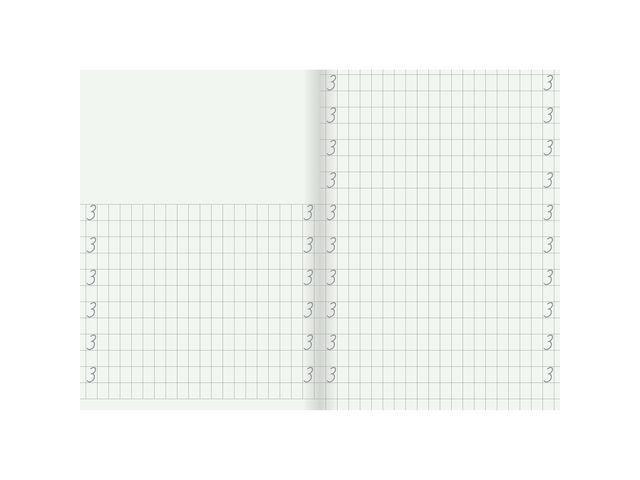 Sifferhäfte A5, 0-9 (siffror), lär dig skriva siffror, 5 häften/fp