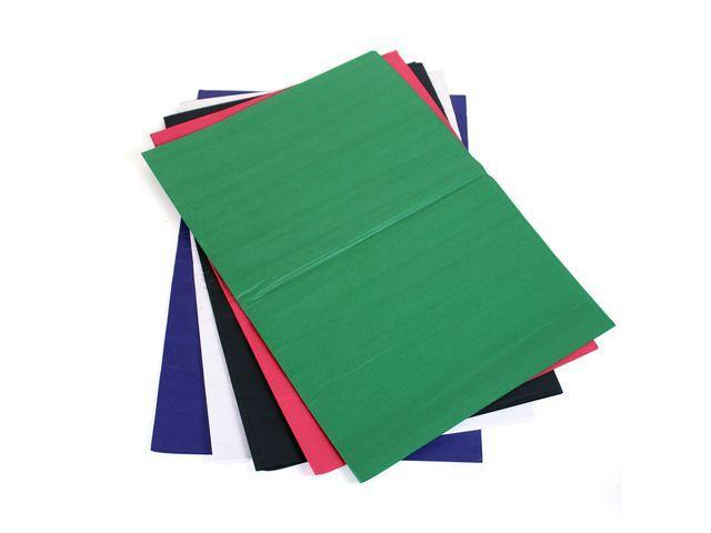 Silkespapper 50x75cm, 25 ark x 5 färger/fp, 25 ark av varje färg (125 ark)