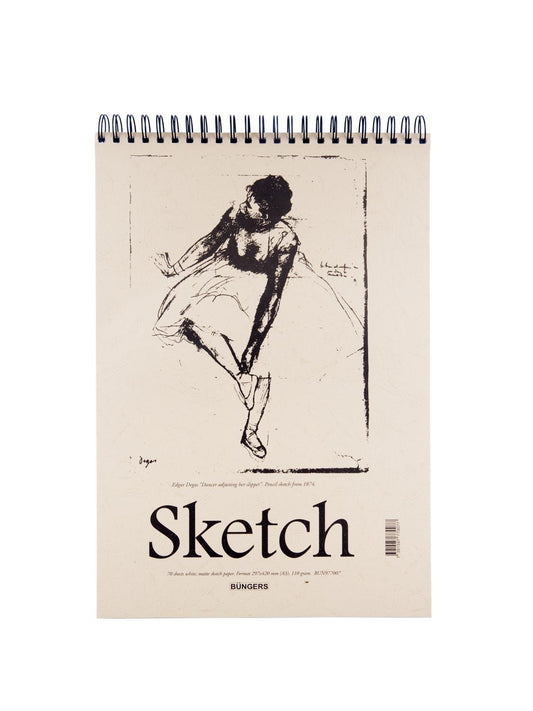 Skissblock spiral A3 110g, 70 blad 1/fp