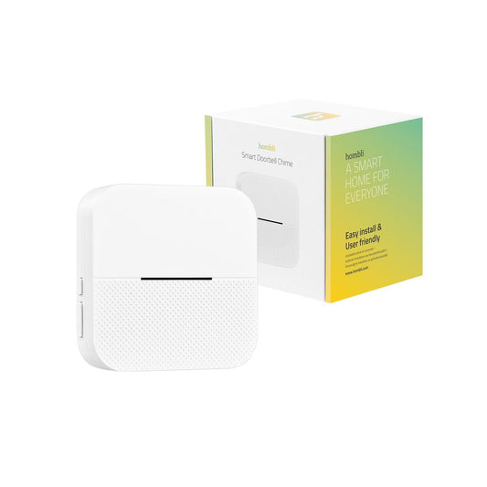 Smart ringklocka till dörrklocka, WiFi, Hombli Doorbell Chime (EU), Vit
