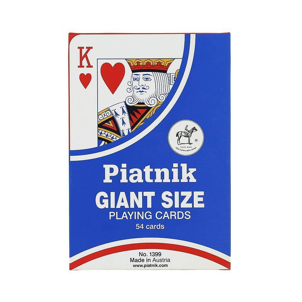 Spelkort/Kortlek, JÄTTESTORA kort, Piatnik Giant Cards, 17,8 x 11,5 cm