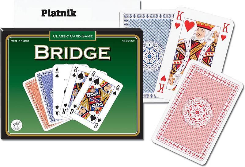 Spelkort/Kortlek Piatnik Classic Bridge-kortspel, dubbelkortlek