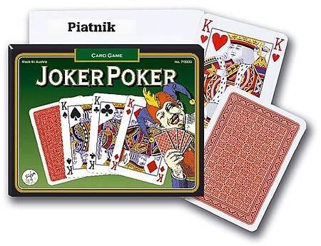Spelkort/Kortlek Piatnik Classic Joker Poker-kortspel med satsningskort