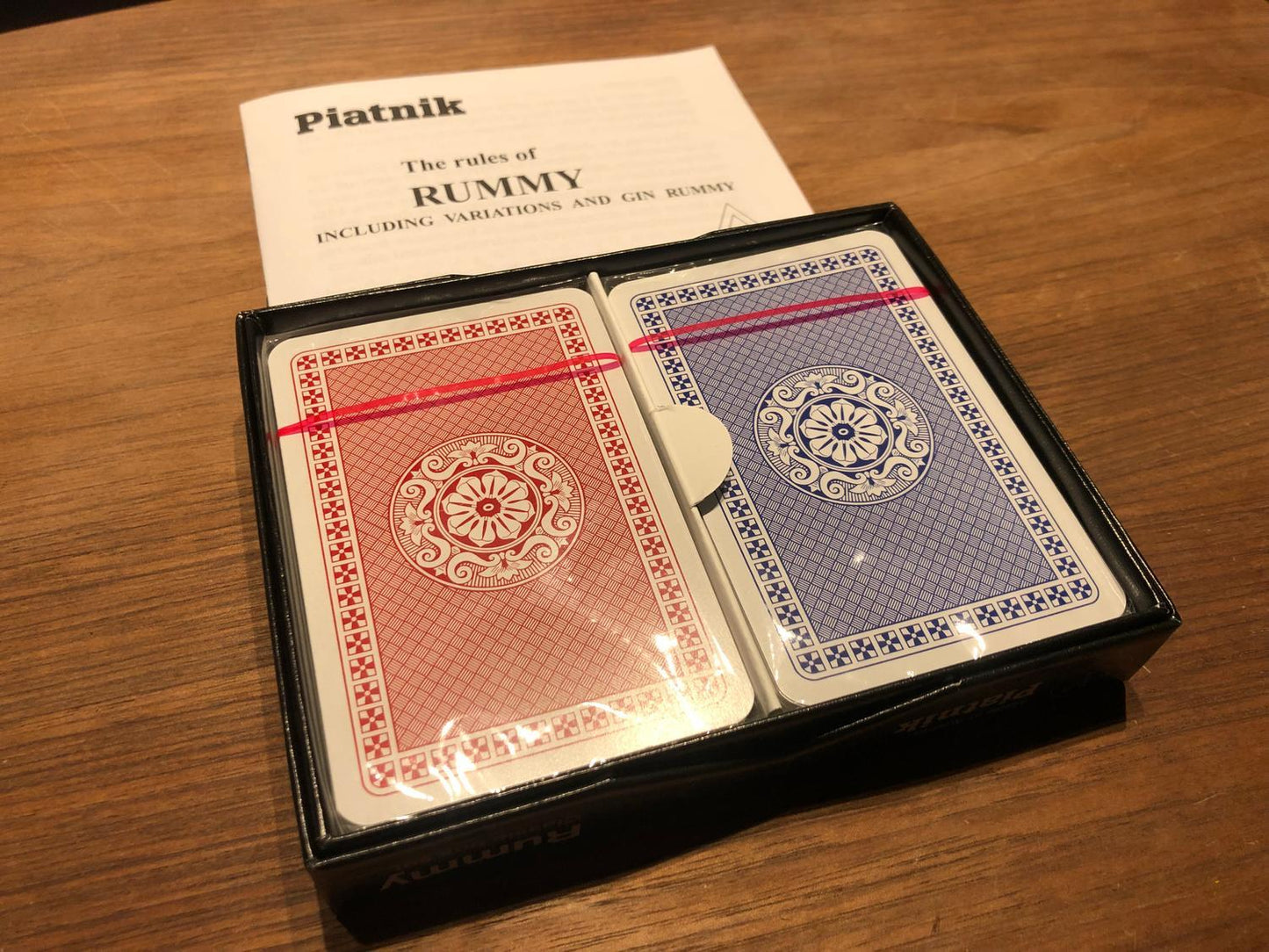 Spelkort/Kortlek Piatnik Classic Rummy-kortspel, dubbelkortlek