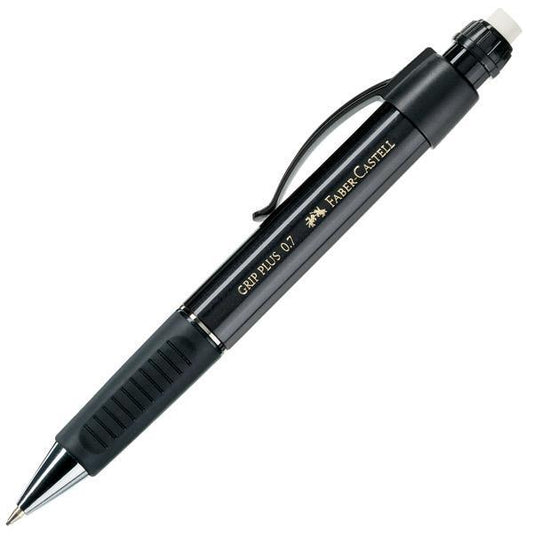 Stiftpenna Faber-Castell Grip Plus 0,7mm Metallic Svart 1/fp