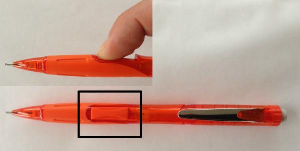 Stiftpenna Pentel Twist-Erase Click 0.9 PD279TF 0,9mm Orange