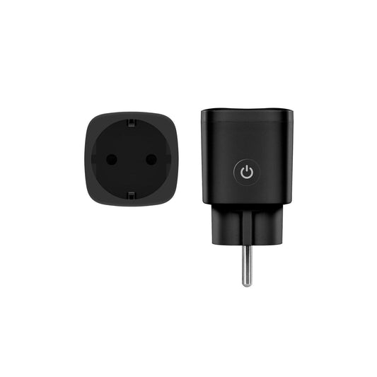 Strömbrytare, WiFi, Hombli Smart Socket WiFi Plug (EU), 16A, Svart (med energimätning)