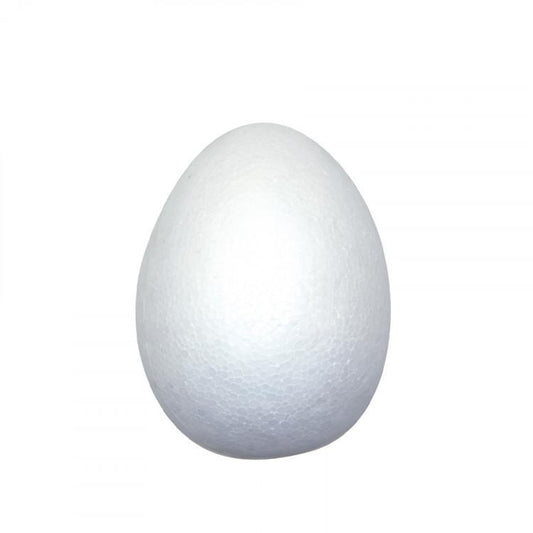 Styroporägg (Frigolitägg) 100x70mm, Vit, 25 ägg/fp (till påskpyssel/julpyssel)
