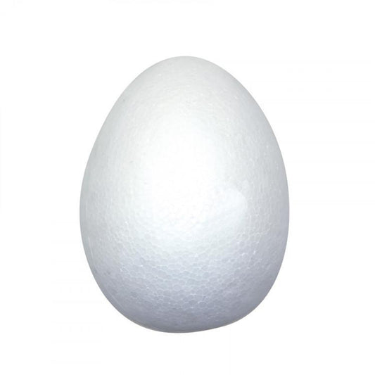 Styroporägg (Frigolitägg) 120x80mm, Vit, 10 ägg/fp (till påskpyssel/julpyssel)