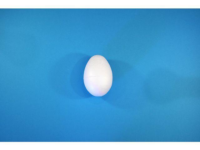 Styroporägg (Frigolitägg) 60x40mm, Vit, 25 ägg/fp (till påskpyssel/julpyssel)