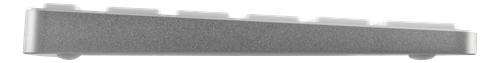 Tangentbord, fullsize, trådlöst, Deltaco TB-402 Full-Size Bluetooth Keyboard (Nordic), aluminium, bluetooth, Silver