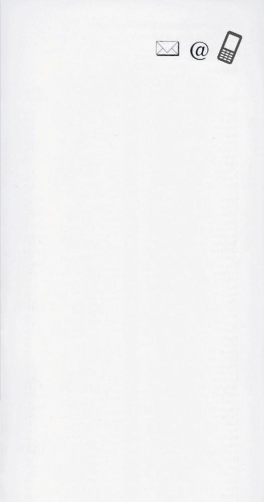 Telefonregister Stor Fickkalender, A-Ö, 85x158mm, Burde 2650