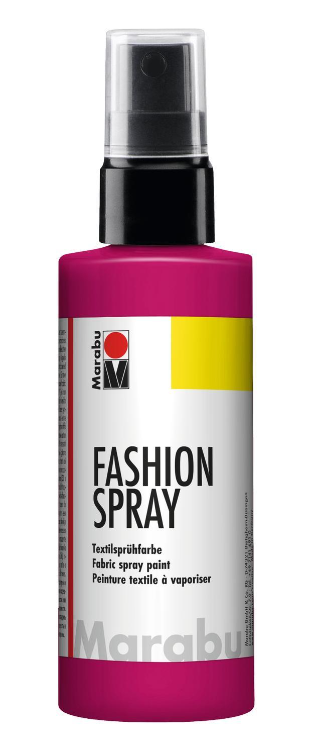 Textilsprayfärg: Textilfärg, sprayflaska Marabu Fashion Spray, 100ml, Raspberry (005)