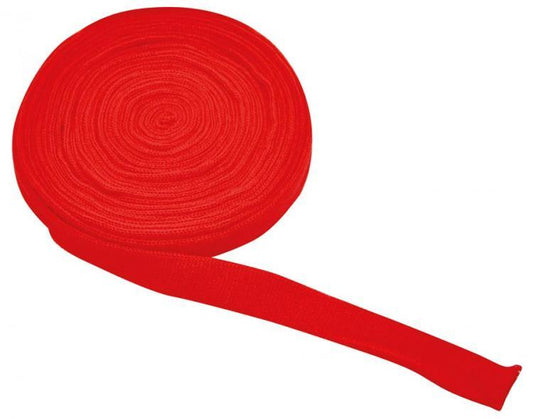 Tubstickad väv, bredd: 4cm, längd: 10m lång, Röd