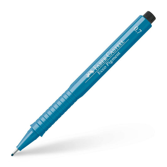 Tuschritpenna ECCO-PIGMENT Faber-Castell 0,7mm Blå