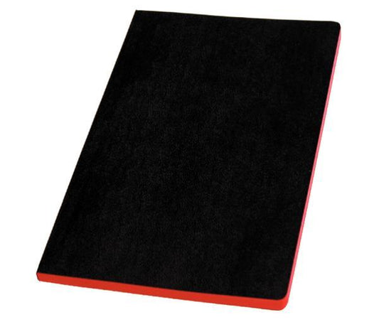 Vaxduksbok A6 72 blad linjerad Svart 1/fp
