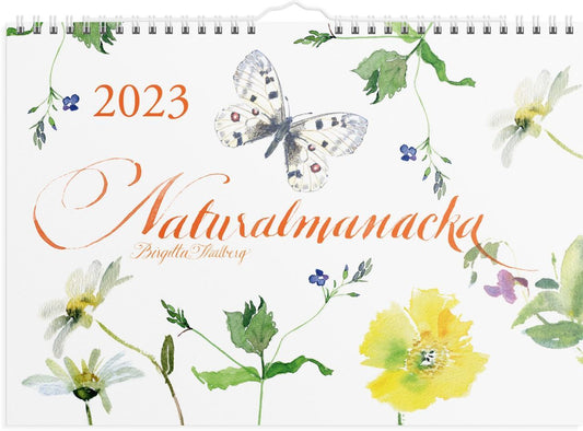 Väggkalender Burde 1728 Naturalmanacka 297x420mm