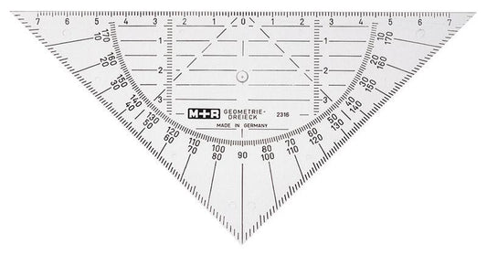 Vinkel / Geometrivinkel M+R 16cm plast 1/fp