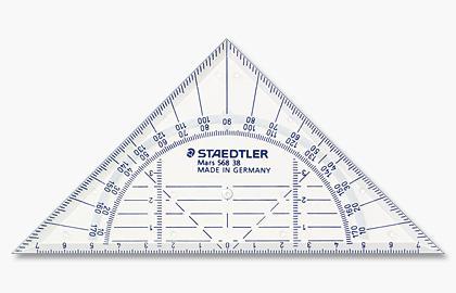 Vinkel/Geometrivinkel Staedtler Mars 568 38 16cm extra brytsäker