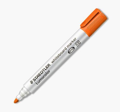 Whiteboardpenna Staedtler Lumocolor 351-4 rund Orange 1/fp