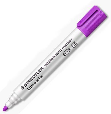 Whiteboardpennor Staedtler Lumocolor (351 WP8) rund/konisk, 2mm, 8 färger/fp