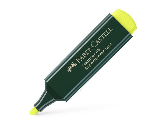 Överstrykningspenna Faber-Castell Textliner 48, 8/fp (3 st gula + 5 färger)
